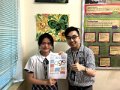 Jiaxin and her teacher Mr Kung